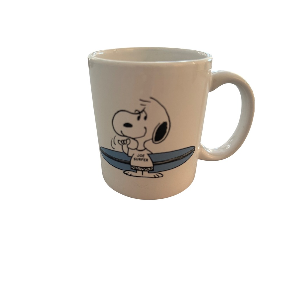 Snoopy's Surf Shop Hawaii Coffee Mug Joe Surfer Peanuts Haleiwa Oahu Exclusive